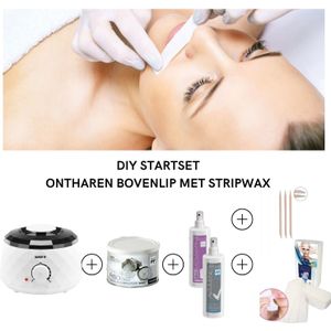 Startset Ontharen Bovenlip met Stripwax