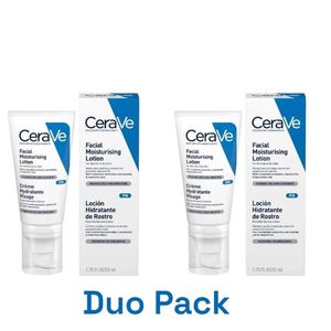 CeraVe - Facial Moisturizing Lotion PM - Gezichtscrème - 52 ml - Hydraterend - Nachtcreme - Duo Pack