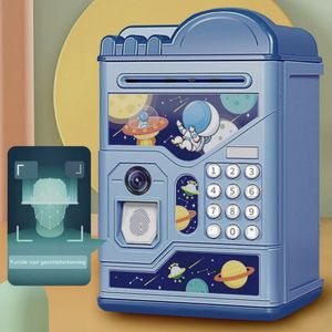 Kinderen ATM Spaarvarken Speelgoed Met Kaart Elektronisch Contant Geld Munt Besparing Bank Educatief Automatisch Wachtwoord Atm Machine Peuters Jongens Meisjes Cadeau