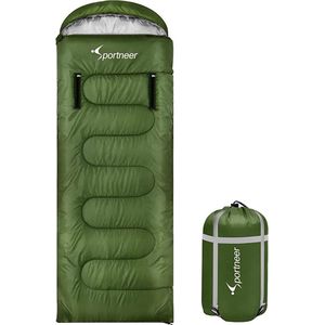 slaapzak / Premium Slaapzak Volwassenen & Kinderen - Warme 3-4 Seizoenen, Waterdichte Lichtgewicht Slaapzak voor Mannen, Vrouwen, Kamperen, Festivals & Buitenshuis met Compressiezak
