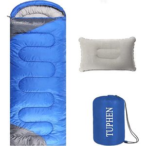 slaapzak / Premium Slaapzak Volwassenen & Kinderen - Warme 3-4 Seizoenen, Waterdichte Lichtgewicht Slaapzak voor Mannen, Vrouwen, Kamperen, Festivals & Buitenshuis met Compressiezak
