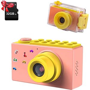 Kindercamera, digitale camera-afdrukcamera - fotocamera - Perfect cadeau, educatief speelgoed en creatief doe-het-zelf werk