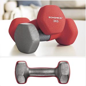 Dumbbell Set / voor heren Dames Workout Fitness Training Gewichtheffen, voor thuisgymnastiek 6 Kilograms