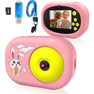 Kindercamera, digitale camera-afdrukcamera - fotocamera - Perfect cadeau, educatief speelgoed en creatief doe-het-zelf werk