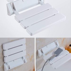 Shower Chair for Senior, Shower Stool / Douchestoel - Douchekruk / Douchezitje Anti-slip, Douche Stoel voor Bad voor OuderenGordijn