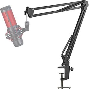 Microfoon Boom Arm Mic Stand - Verstelbaar - Zwart