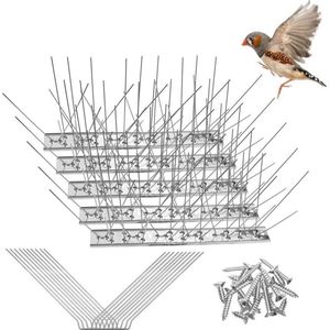 hoge stekels voor balkon - Duivenwerende spikes - omheiningen en dak / Duivenafweer - katten tegengaan \ dieren afweer - vogelafschrikmiddelen