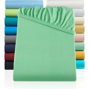 hoeslaken, 100% katoen, Cotton Soft and Cozy Fitted Sheet_180-200 x 200 cm