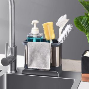 Spoelbak-organizer, sponge holder, detergent holder, Gootsteenorganizer / Sink organizer