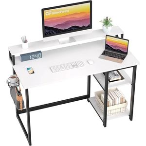 bureau Tafel - simple construction, industrial design, vintage brown - computer bureau, 100 x 50 Cm