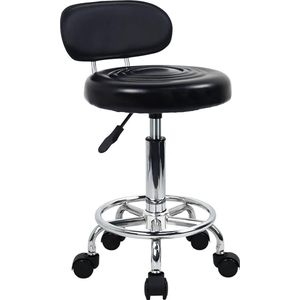 rolkruk - Roller Stool with Footrest Office Stools Height adjustable