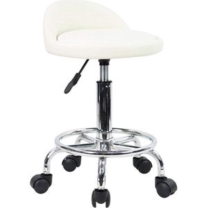 rolkruk - Roller Stool with Footrest Office Stools Height adjustable
