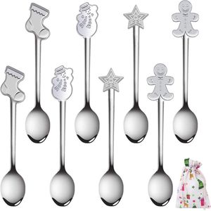 theelepeltjes - koffielepels van roestvrij staal, vaatwasmachinebestendig,8 Pieces