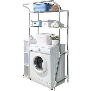 badkamer ruimtebespaarder \ Opbergplank Boven de Wasmachine Toilet \ Bathroom storage shelf