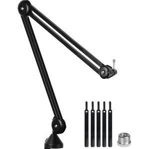 professional microphone arm - QuadCast Boom Arm Stand / microfoonhouder, microphone arm standard adjustable microphone stand - Microfoonstandaard60 x 20 x 8 centimetres