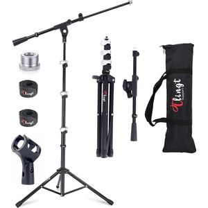 professional microphone arm - QuadCast Boom Arm Stand / microfoonhouder, microphone arm standard adjustable microphone stand 45 x 16.4 x 11.7 cm;