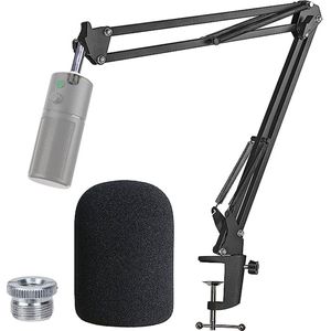 professional microphone arm - QuadCast Boom Arm Stand / microfoonhouder, microphone arm standard adjustable microphone stand 41.29 x 11.6 x 4.9 cm