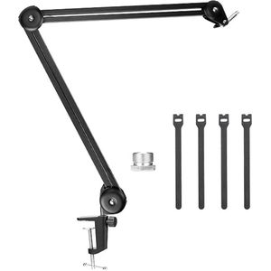 professional microphone arm - QuadCast Boom Arm Stand / microfoonhouder, microphone arm standard adjustable microphone stand 18 x 5 x 58 centimetres