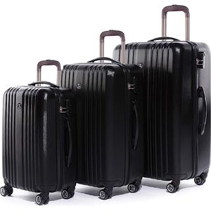 3-delige koffer-set Reisbagage TOULOUSE premium harde spinner premium