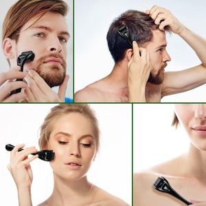 0.5mm Microneedle Roller, Titanium Micronaaldrollers Voor Baard- en Haargroei, Heren en Dames Titanium Micro Naalden Huid Roller Grooming Gereedschappen voor Rimpels in het Gezicht, Haaruitval, Striae, Haarregeneratie, Vergrote Poriën, Verhoging van