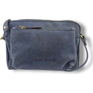 Dos Moré Natura Blauw - Crossbody tas dames - Schoudertas dames crossbody tas - Tassen dames - Dames tassen schoudertas - Dames tas