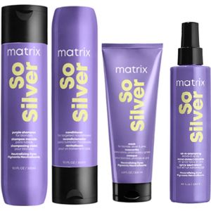 Matrix - So Silver Luxe set - shampoo + conditioner + masker + toning spray - voordeelverpakking