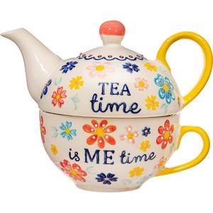 Sass & Belle - Tea for One - Tea Time Is Me Time - Folk Floral