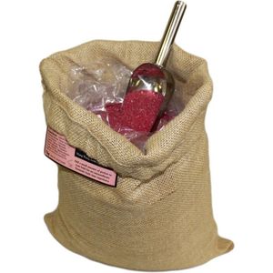 Aromatherapie Badzout - Passie - Ylang Ylang, Citroen & Sinaasappel - Hessian Zak - 7Kg