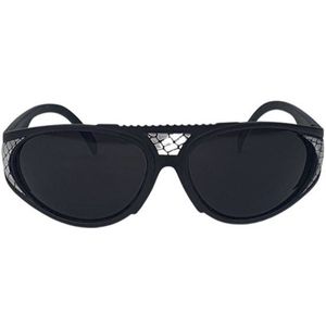 Zonnebril FRANKY - Bril - UV 400 - Zwart - Groot Model - Ovaal Model - Rond - Shades - Unisex - John Lennon - Hippie Bril