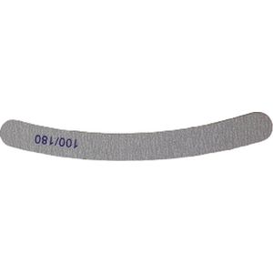 Nagelvijl krom model 100/180 - Wit - Nagelvijl - l 17,5 cm - Professioneel - Nagelvijlen - Vijl - Nagel - Manicure