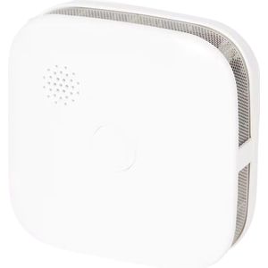 Slimme rookmelder via WiFi - Wit - Kunststof - 7,6 x 7,6 x 2,8 cm - WiFi - 2.4 GHz - Te bedienen met App - Smoke Alarm - Rook melder - Melder - Rook - Beveiliging - Slimme beveiliging - Thuis