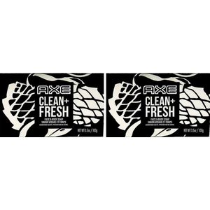 Axe Zeep - Clean + Fresh - 2 x 100 Gram
