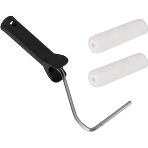 Copenhagen Pro lakrollers - vilt - 2 stuks - 10 cm - incl beugel - voor zeer gladde afwerking