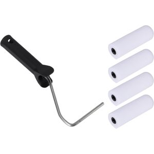Copenhagen Pro lakrollers - schuim - 4 stuks - 11 cm - incl beugel - super fijn - beugelzijde rond