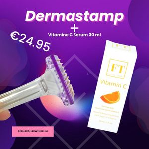 Dermastamp 1.0 mm + Vitamine C Serum 30 ml