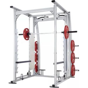 3D Smith Machine - Steelflex M3DSM - Plate Loaded - 6 pinnen voor gewichtsopslag / halterschijven - pull up bar