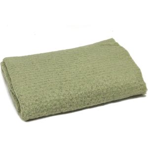 Vintage groene sjaal - zachte sjaal - acryl - grote wintersjaal - gebreid - lichtgroen - I'm Dutch