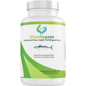 Shifa Halal Vitamin - Vegetarisch - Viscollageen - Haar, Nagels, Huid & Gewrichten - 90 Capsules