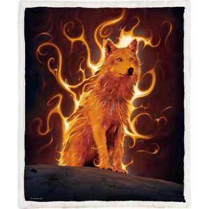 Wolf Fleece Deken 150*200cm Phoenix Wolf