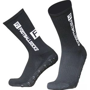 Footballsocks® Gripsokken - Gripsokken Voetbal - Grip Socks - One Size - Anti Slip - Gripsokken Zwart