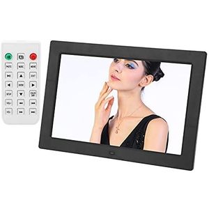 Digitale fotolijst 1280 x 800, digitale fotolijst 12 inch (30,5 cm) voor thuis, woonkamer, slaapkamer, kantoor (eurostekker)