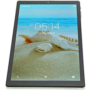 Tablet PC, voor -systeem 2.4G 5G Dual Band WIFI 4GB 64GB Groene Gaming-tablet voor Kantoor voor Ouderen (EU-stekker)