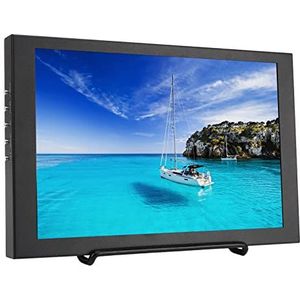 Draagbare Monitor, Gebruiksvriendelijke Computermonitor Metalen Ingebouwde Luidsprekers 10,1 Inch, DVR-ondersteuning