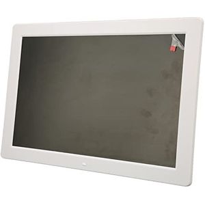 Elektronische Fotolijst, 100‑240 V 15,4 Inch 1280 X 800 Presentatietiming Digitale Fotolijst Multifunctionele 1080p-video met Afstandsbediening voor Het Gezin (EU-stekker)