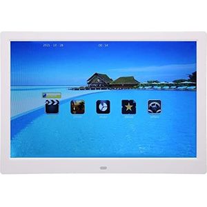 110‑240 V, 13 Inch Instelbare Snelheid Elektronische Album Digitale Fotolijst voor Reclame (EU-stekker)