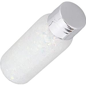 Make-up Paillettengel Waterdicht Glitter Vloeibare Make-upgel Gemakkelijk uit Te Vegen Zelfs Glans Sneldrogend voor Oogfasen (#09 Wit)