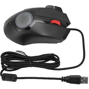 BROLEO Muis, Rechtshandige Verstelbare DPI Bedrade RGB Backlit Gaming Muis voor Competitief Gamen