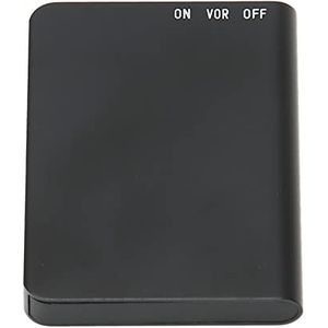 Digitale Stemrecorder, Mini AI Intelligente Ruisonderdrukking HD U Disk Spraakgestuurde Digitale Stemrecorder voor Werkvergaderingen in de Auto (Neutraal Engels, Zwart 8GB)