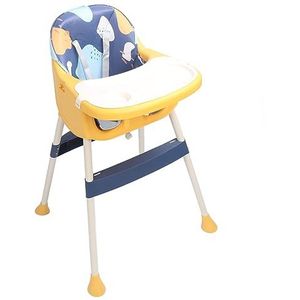 Veiligheidsstoel voor Peuters, Veilige Multifunctionele Antislip, Ergonomische, Gemakkelijk Verstelbare Kinderstoel voor Eten en Dineren