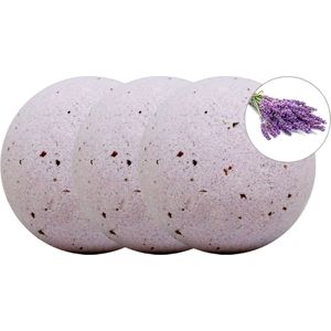 SyS Bruisbal Lavendel - Voor Bad - 3 stuks - 140g - Huidverzorging - Versterkend & Hydraterend - Bruisballen